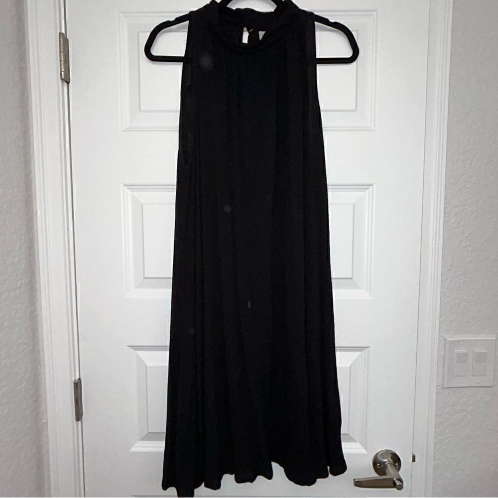 Allen Allen Sleeveless A-Line Tunic Swing Dress